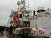 Bündnis für die Seenotrettung „United4Rescue – Gemeinsam Retten e.V.“: Rettungsschiff auf den Namen "Sea-Watch 4" getauft. Foto: Béla Dörr