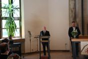 Ökumenischer Ukraine-Friedensgottesdienst in Marzahn/Nord mit Pfarrer Henryk Skrzypkowski aus Chelm. Foto: Jürgen Bosenius / kklios.de
