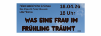 "Was eine Frau im Frühling träumt" – frühlingshafte Musik von Franz Schubert bis Walter und Willi Kollo mit Andrea Chudak (Sopran / Moderation) und Max Doehlemann (Klavier)