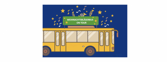 Der Weihnachtsbläserbus: Ein Posaunenchor auf vier Rädern – im Kirchenkreis Berlin Süd-Ost am 19. Dezember 2025