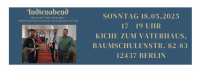 „The Gossners“: Weltmusik aus Indien – am 18. Mai 2025 von 17-19 Uhr im Garten der Kirche zum Vaterhaus