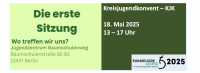 Kreisjugendkonvent am 18. Mai 2025 von 13 bis 17 Uhr im Jugendzentrum Baumschulenweg