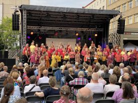 „Lighthill Gospel“ beim Kreiskirchentag 2025. Foto: Jürgen Bosenius