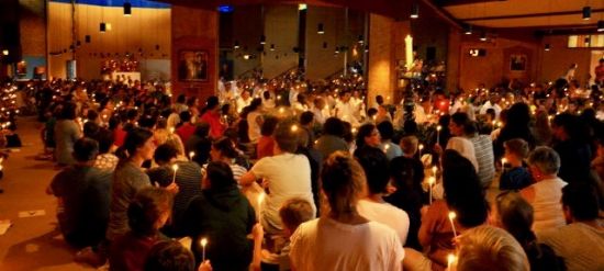Lichterfest: Klosterfahrt nach Taizé 2018 - Ökumenische Reise der Jugend in Köpenick. Foto: Anne-Katrin Arter