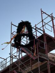 Richtfest der Ev. Kindertagesstätte Adlershof des Ev. Kitaträgers Berlin Süd-Ost. Foto: ekbso.de