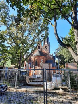 Kita-Neubau in Adlershof – Einladung zum Informationsabend am 17. Oktober 2025 um 19 Uhr in die Verklärungskirche. Foto: Alexander Bellmann