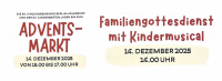 Familiengottesdienst mit Kindermusical und Adventsmarkt am 14. Dezember 2025 in der Ev. Kirchengemeinde Berlin-Adlershof