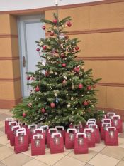 Der Nikolaus war auch im Haus des Kirchenkreiseses! Foto: Gaby Franz