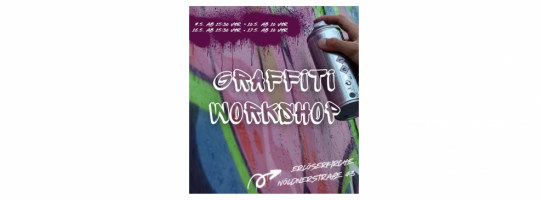 Ev. Paul-Gerhardt-Kirchengemeinde Lichtenberg – Graffiti-Projekt "Gestalte deinen Raum"  Mach mit und hinterlass deine Spuren!