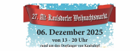 27. Alt-Kaulsdorfer Weihnachtsmarkt:&nbsp;Samstag, 6. Dezember 2025, 13 bis 20 Uhr // Alt-Kaulsdorf, Dorfstraße 12, 12621 Berlin