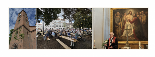 Evangelische Stadtkirchengemeinde Köpenick: St. Laurentius öffnet wieder die Türen. Fotos: ekbso.de und O. Hroza (rechts)