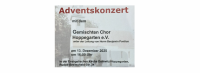 Adventskonzert mit dem Gemischten Chor Hoppegarten e.V. am 13. Dezember 2025 um 16 Uhr in der Evangelischen Kirche Dahlwitz-Hoppegarten