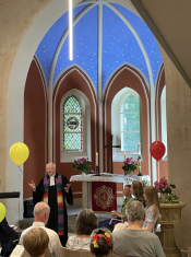 Feierliche Wiedereröffnung der Kirche in Neuenhagen-Süd am 21. Juni 2026. Foto: Gerald Arnold