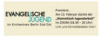 Premiere: Am 13. Februar 2026 startet der "Stammtisch Jugendarbeit" im ZOOM (von 18.30 bis 20 Uhr) – Link und Anmeldedaten hier!