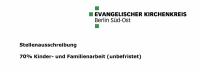 Stellenausschreibung: 70% Kinder- und Familienarbeit (unbefristet)